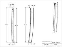 Load image into Gallery viewer, Mercedes Sprinter D-Pillar Trim Kit (Rear Door Threshold)