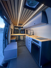 Load image into Gallery viewer, Sprinter 144" - Bench Seat/Toilet Storage Cabinet - Swell Van Co.