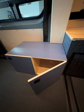 Load image into Gallery viewer, Sprinter 144" - Bench Seat/Toilet Storage Cabinet - Swell Van Co.