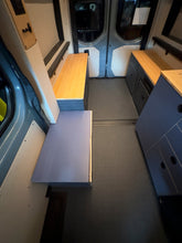 Load image into Gallery viewer, Sprinter 144" - Bench Seat/Toilet Storage Cabinet - Swell Van Co.