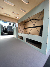Load image into Gallery viewer, Transit 130" - Lofted Bed with Garage / Systems Cabinets