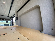Load image into Gallery viewer, Transit 130" - Lofted Bed with Garage / Systems Cabinets