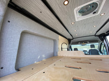 Load image into Gallery viewer, Transit 130" - Lofted Bed with Garage / Systems Cabinets
