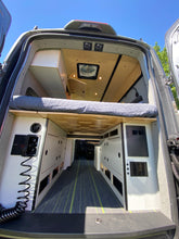 Load image into Gallery viewer, Transit 130" - Lofted Bed with Garage / Systems Cabinets