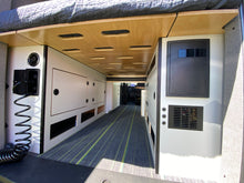Load image into Gallery viewer, Transit 130" - Lofted Bed with Garage / Systems Cabinets