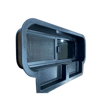 Load image into Gallery viewer, Mercedes Sprinter 10x33 Bunk Window Trim Ring with Storage Cubbies

