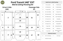Load image into Gallery viewer, Transit 148" EXT - Ceiling Panels
