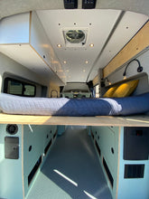 Load image into Gallery viewer, Lofted Bed with Garage / Systems Cabinets - Swell Van Co.
