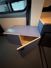 Load image into Gallery viewer, Sprinter 144&quot; - Bench Seat/Toilet Storage Cabinet - Swell Van Co.
