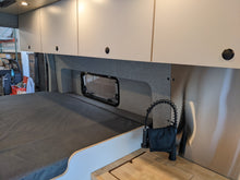 Load image into Gallery viewer, Transit 130&quot; - Lofted Bed with Garage / Systems Cabinets - Swell Van Co.
